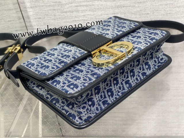 Dior专柜新款迪奥高仿原单Montaigne丹宁系列链条肩背斜挎女包 djfk1569